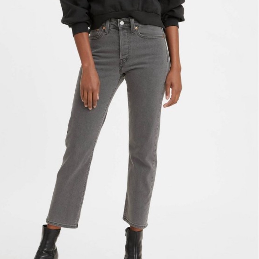 Levi’s Black Wedgie Straight Jeans